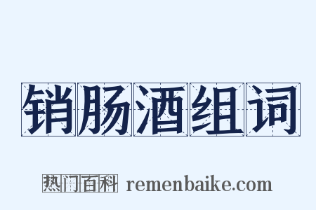 销肠酒组词是什么意思的图片
